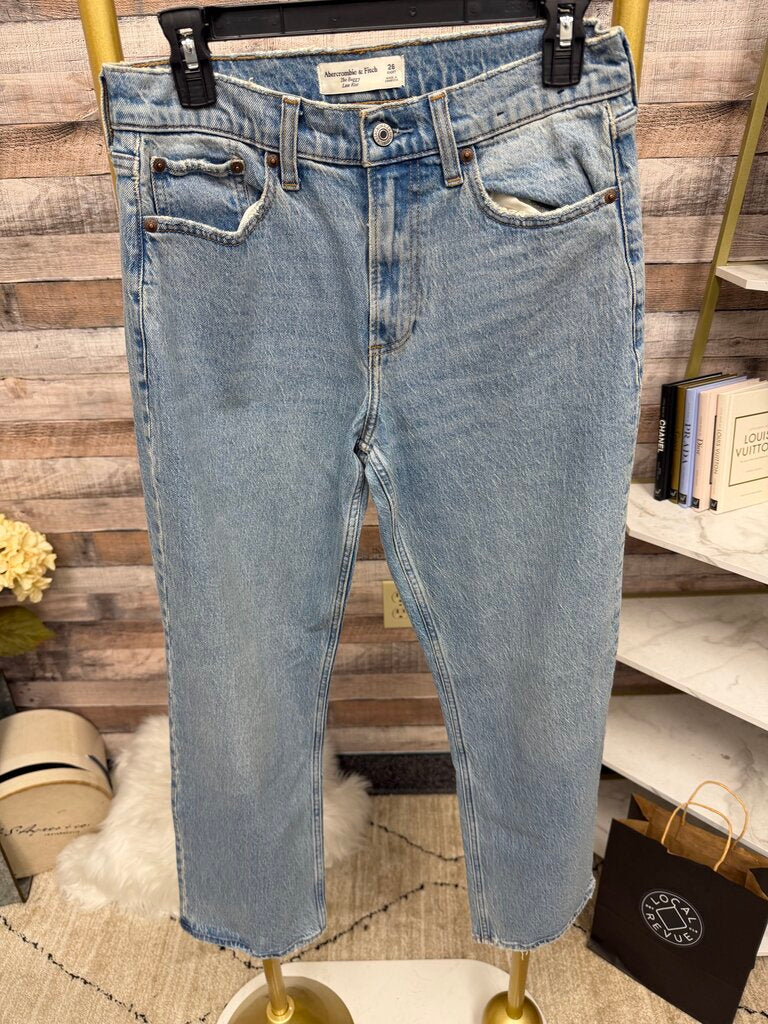 Abercrombie light blue The Baggy Low Rise