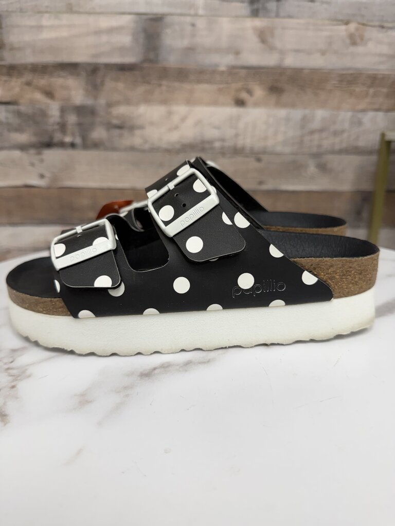 Papillio black with white polka dots Birkenstock