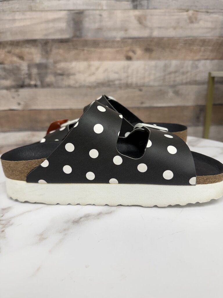 Papillio black with white polka dots Birkenstock