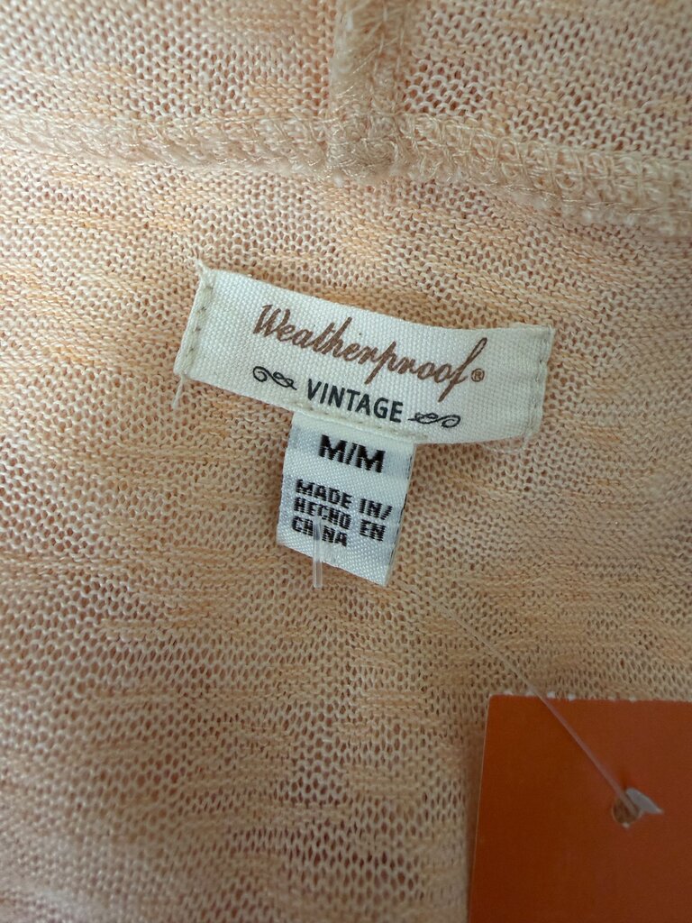 Weatherproof Vintage orange lightweight hooded sweatshirt