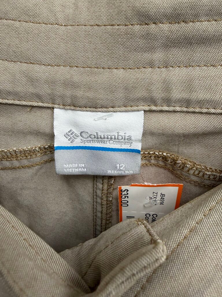 Columbia Sportswear Company Beige Outdoor Cuffed Pants 12