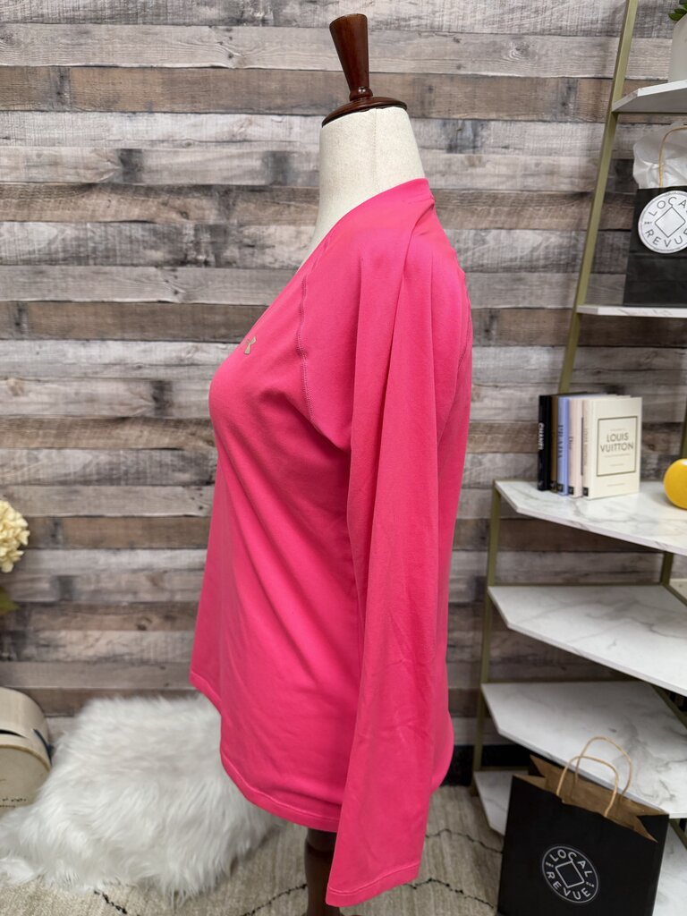 Under Armour Hot Pink Long Sleeve Athletic Top