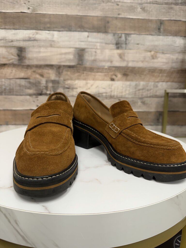 Bernardo Brown Suede Tabitha Loafers Bernardo Brown 8 women SHOES