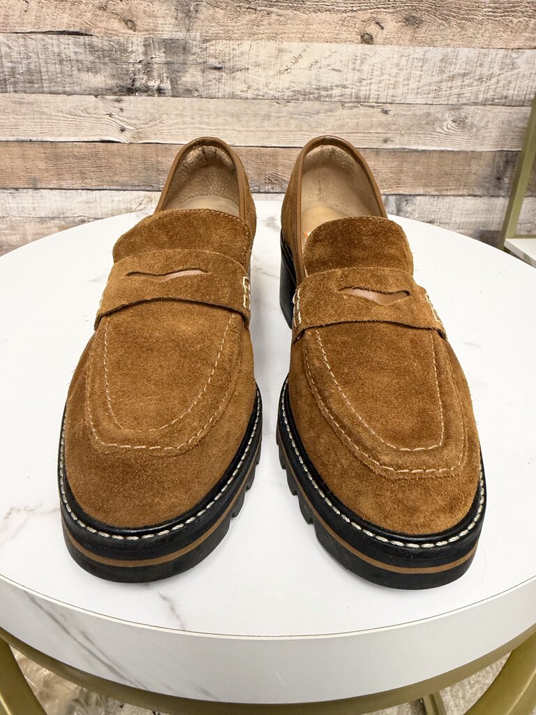 Bernardo Brown Suede Tabitha Loafers Bernardo Brown 8 women SHOES