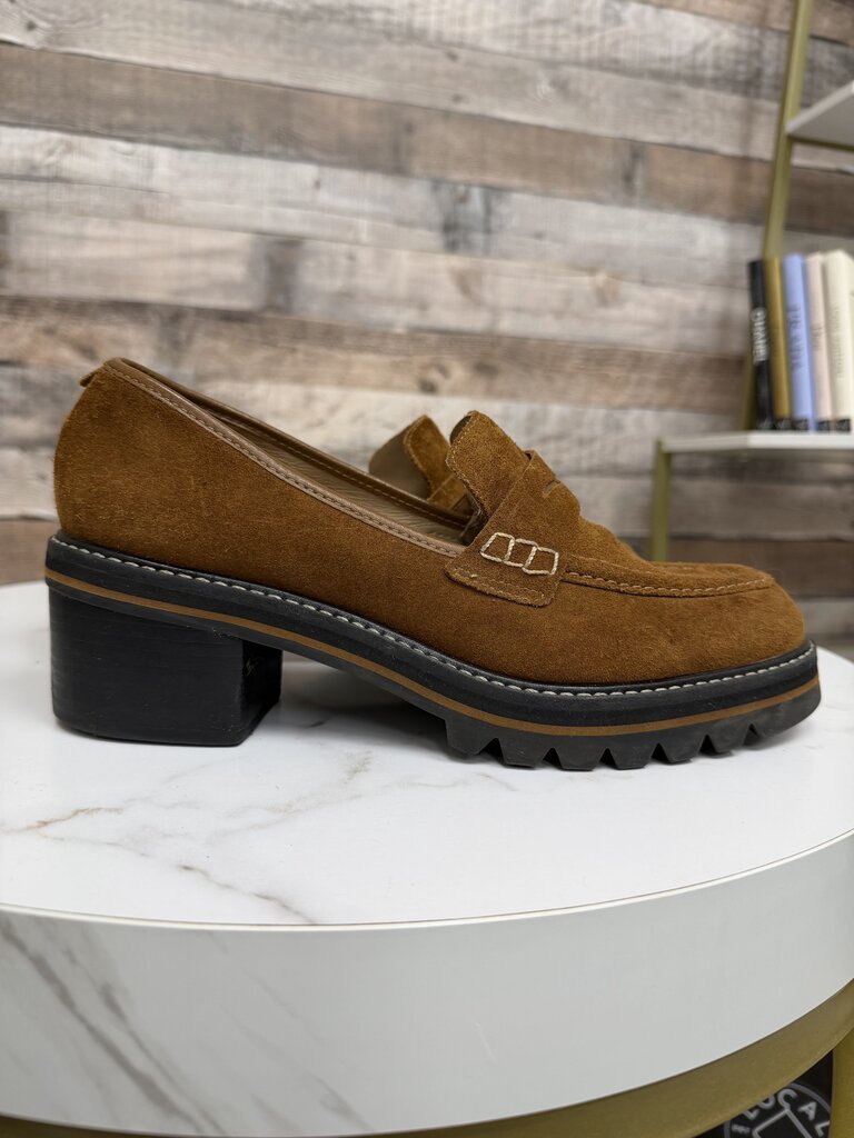 Bernardo Brown Suede Tabitha Loafers Bernardo Brown 8 women SHOES