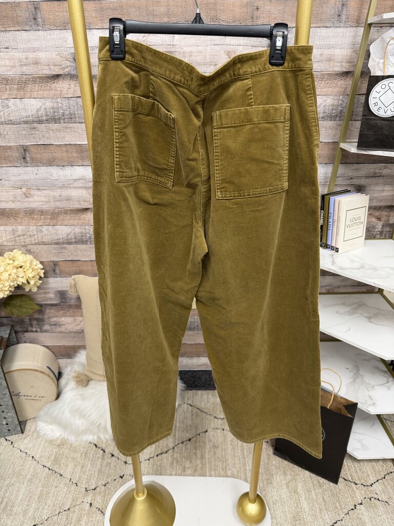 Eileen Fisher Brown Corduroy Straight Leg Pant