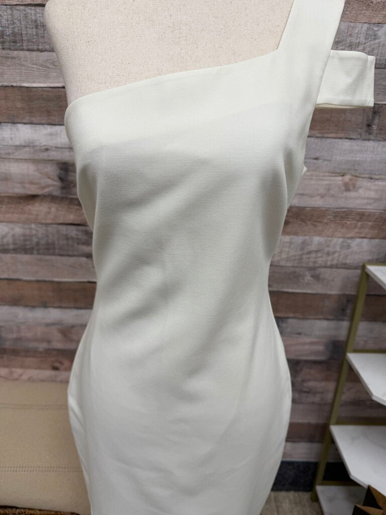 Likely NWT white cutout shoulder midi dress Likely white 4 women DRESSES