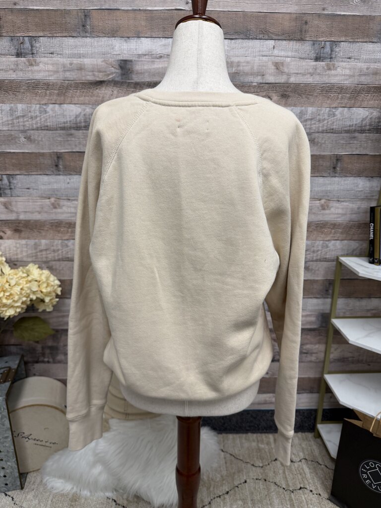 Zadig & Voltaire Cream Rock&Roll Sweatshirt Zadig & Voltaire Cream Small women SWEATSHIRTS/HOODIES