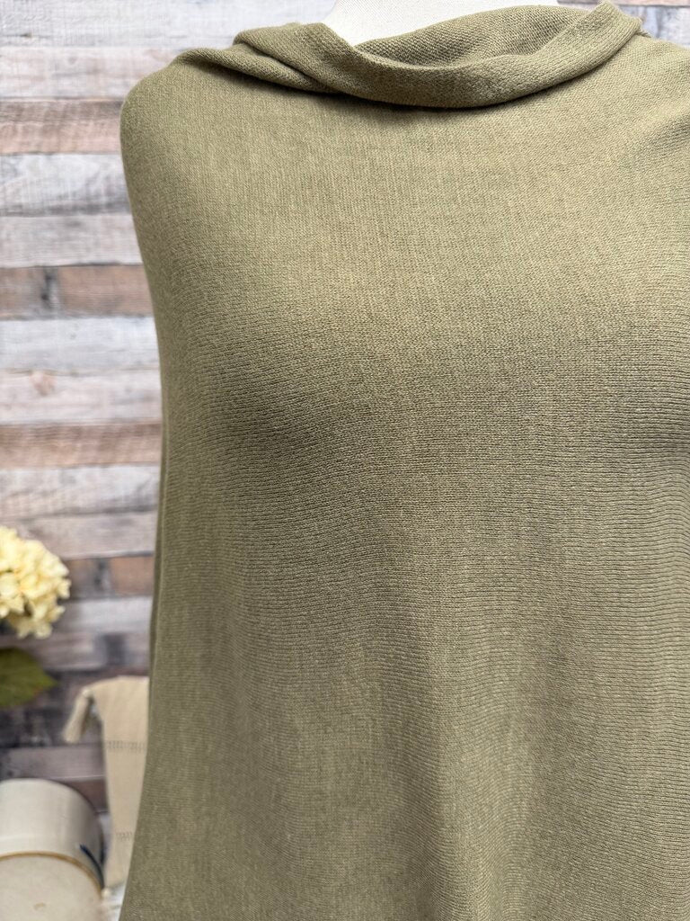Gena Accessories tan asymmetrical poncho