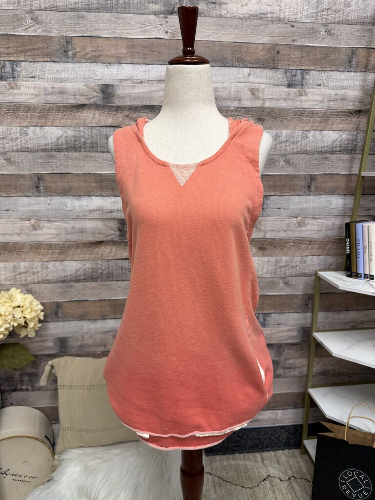 Dylan pink hooded tank top racerback Dylan By True Grit pink S women TOPS