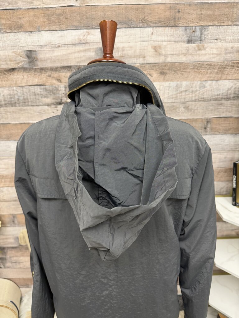 Venezia-Milano grey jacket w/ gold buttons