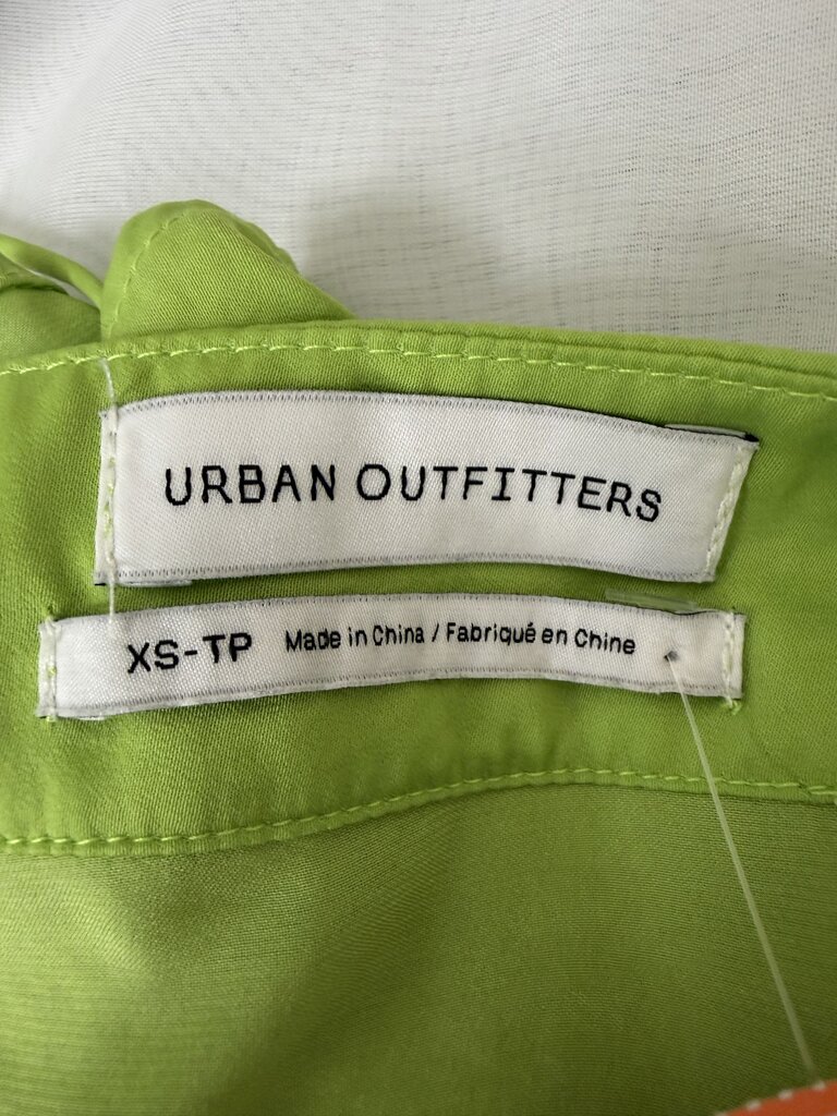 Urban Outfitters chartreuse crop cami
