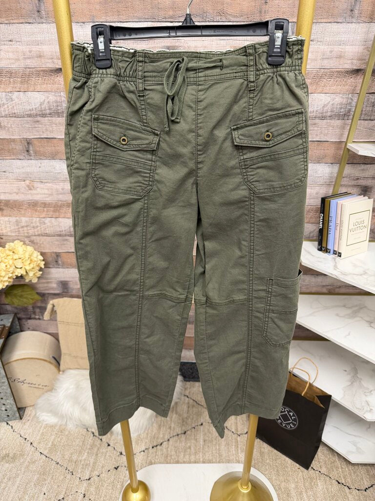 Pilcro olive crop cargo pant Pilcro green XS women PANTS