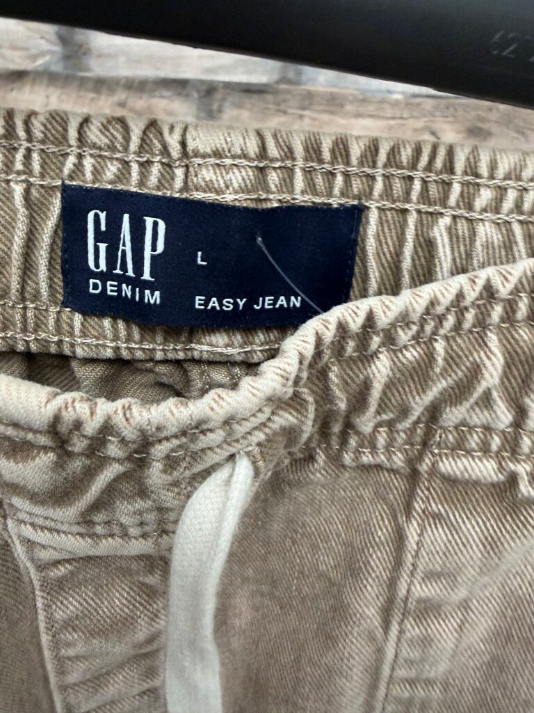 Gap brown drawstring cargo joggers Gap Brown L women JOGGERS