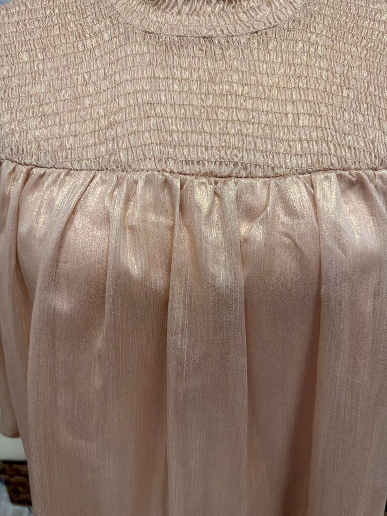 Aoem shiny gold long sleeve blouse Aoem gold XL women TOPS