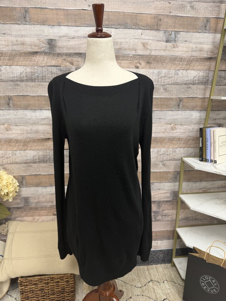 Vince. black knit long sleeve w/ pockets Vince black S women TOPS