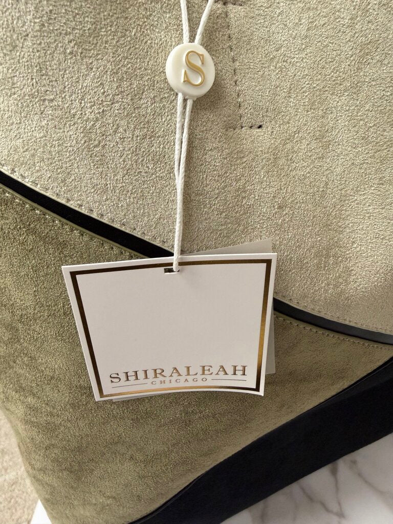 Shiraleah Romy NWT tan/brown/black triangle large tote bag Shiraleah brown/tan/black OS BAGS