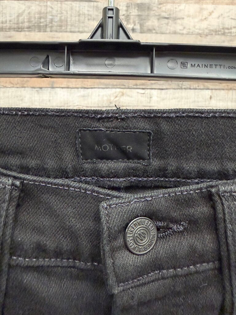 Mother Black Tomcat Ankle Jean Mother Superior Black 25 women TOPS