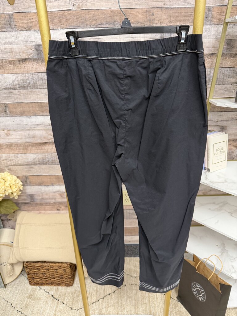 Habitat Black Cool Tech Crop Pant W/ Contrast Stitching Habitat Black Medium women PANTS