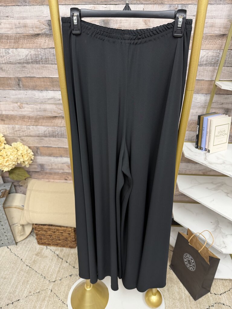 Mack Black Wide Leg Flowy Pant Mack Black Small women PANTS