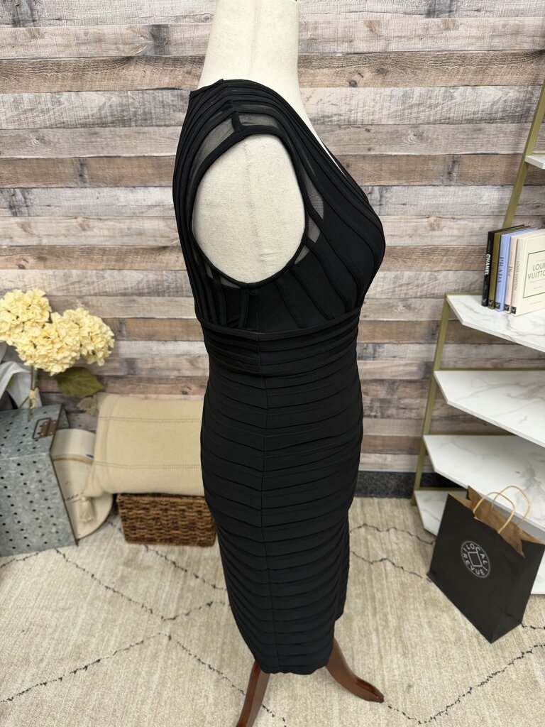 Adrianna Papell Black Bandage Style Sheath Dress Adrianna Papell Black 6 women DRESSES
