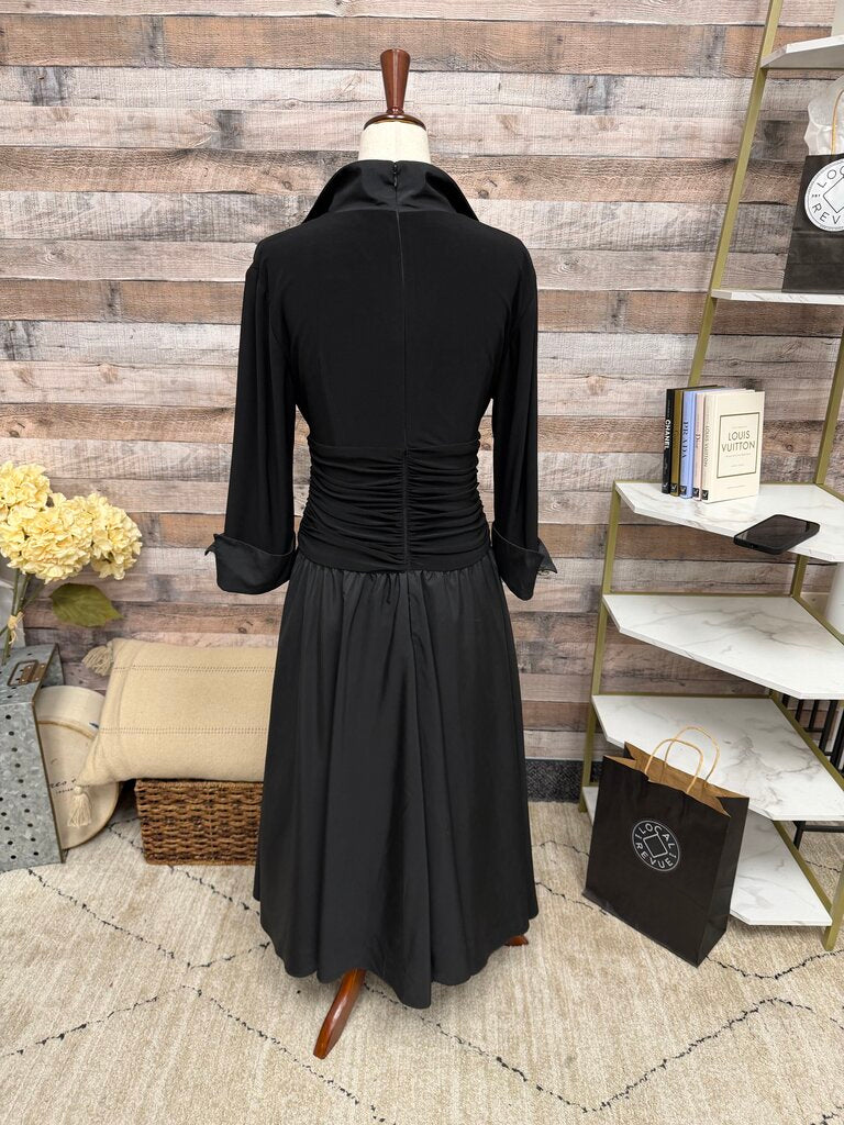 Jessica Howard Black Portrait Collar Cocktail Dress Jessica Howard Black 6 women SPECIAL OCCASION