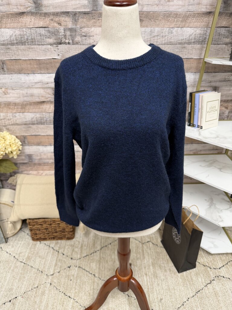 Banana Republic navy glitter crewneck sweeter Banana Republic Blue S women SWEATERS