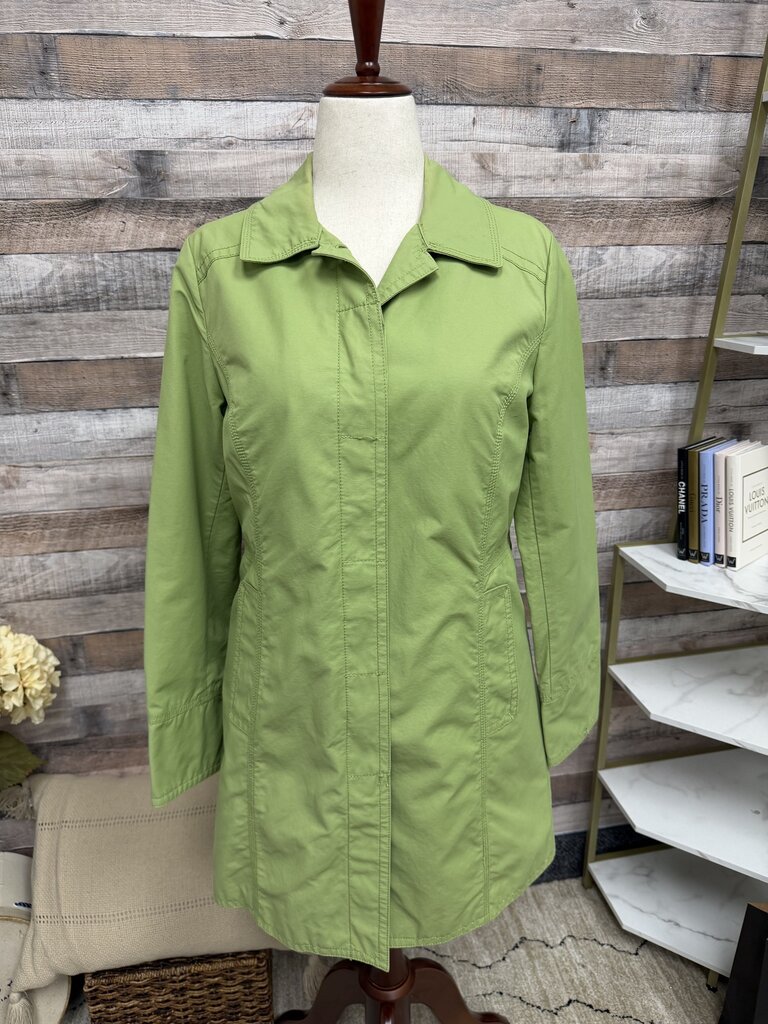Eddie Bauer lime green mid-length jacket Eddie Bauer Green M women JACKETS & COATS