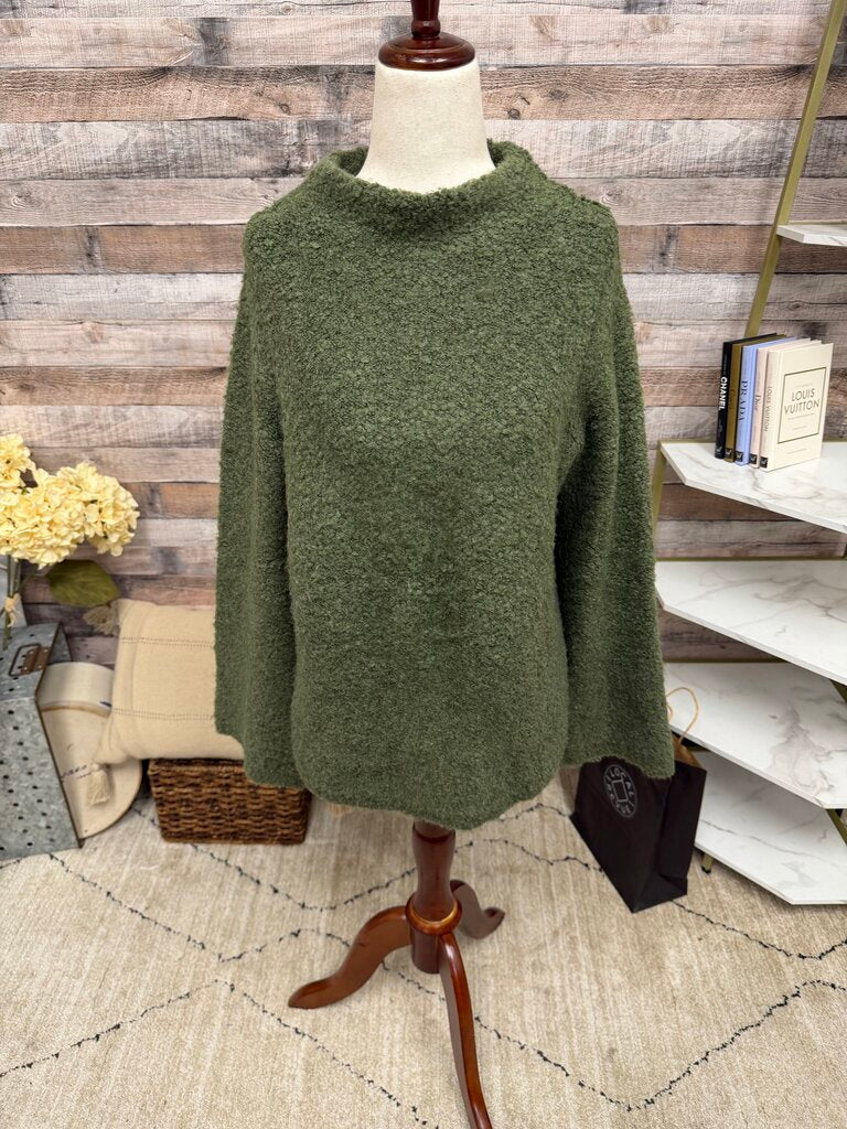 Ann Taylor green mock neck sweater Ann Taylor Green S women SWEATERS