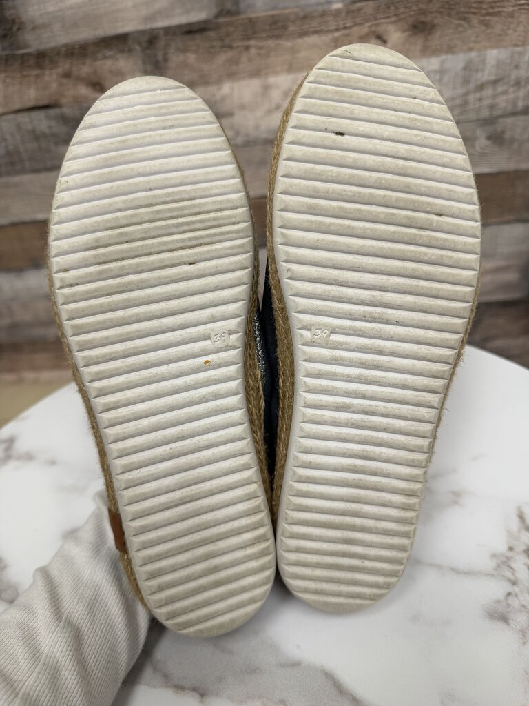 Spring Step Silver Metallic Espadrille Sneakers Spring Step Silver 8 women SNEAKERS