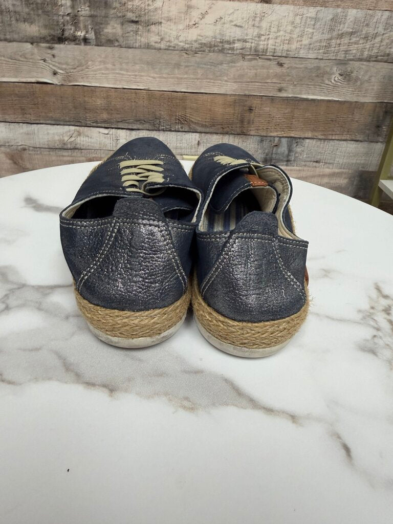 Spring Step Silver Metallic Espadrille Sneakers Spring Step Silver 8 women SNEAKERS
