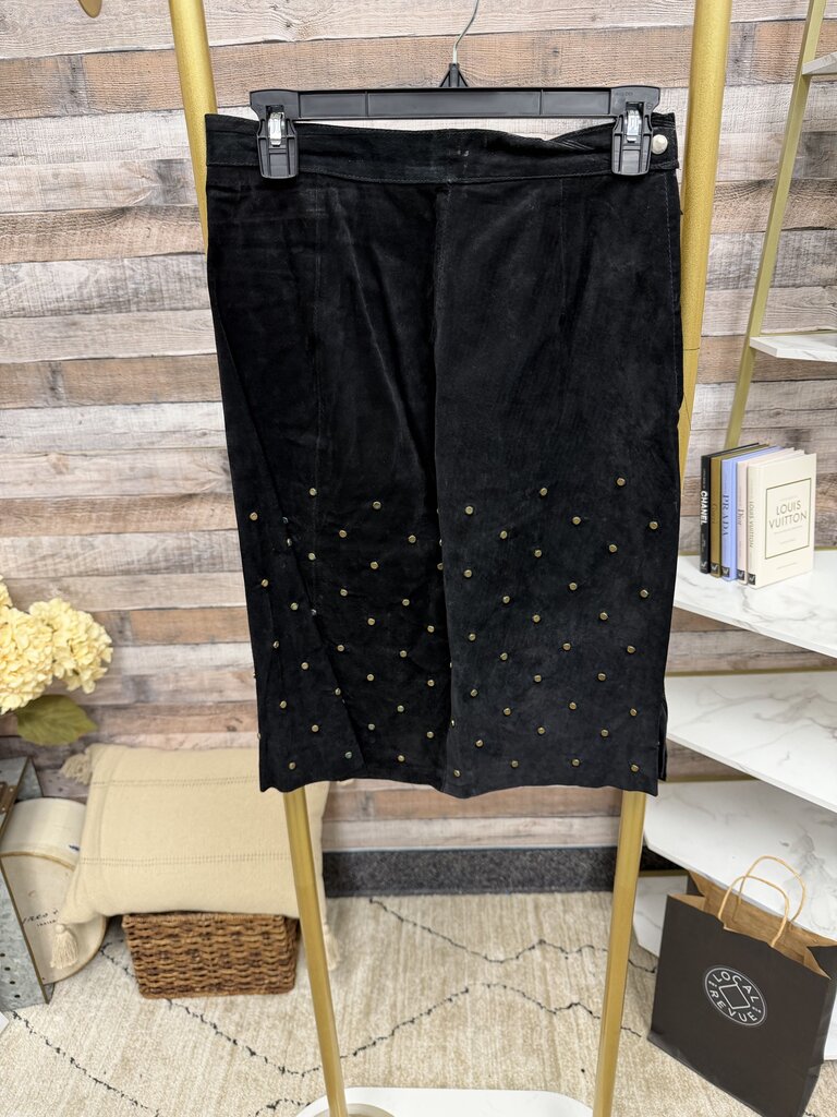 ADA Black Studded Midi Skirt ADA Black 11 women SKIRTS