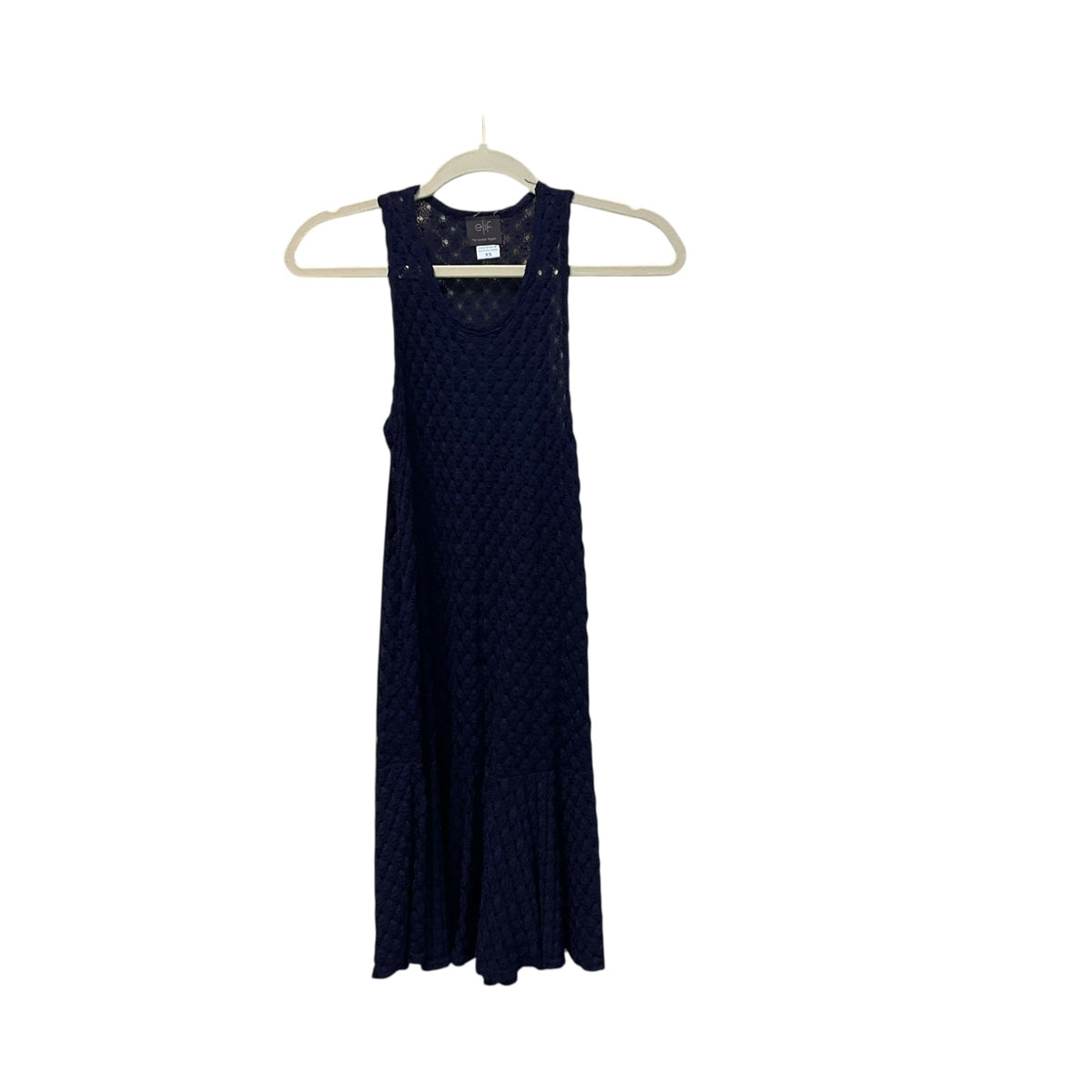 SIZE XS Elif SHEER CABLE KNIT SL DRESS Dress