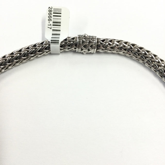 John Hardy Sterling 16" 7.5mm Wheat Necklace