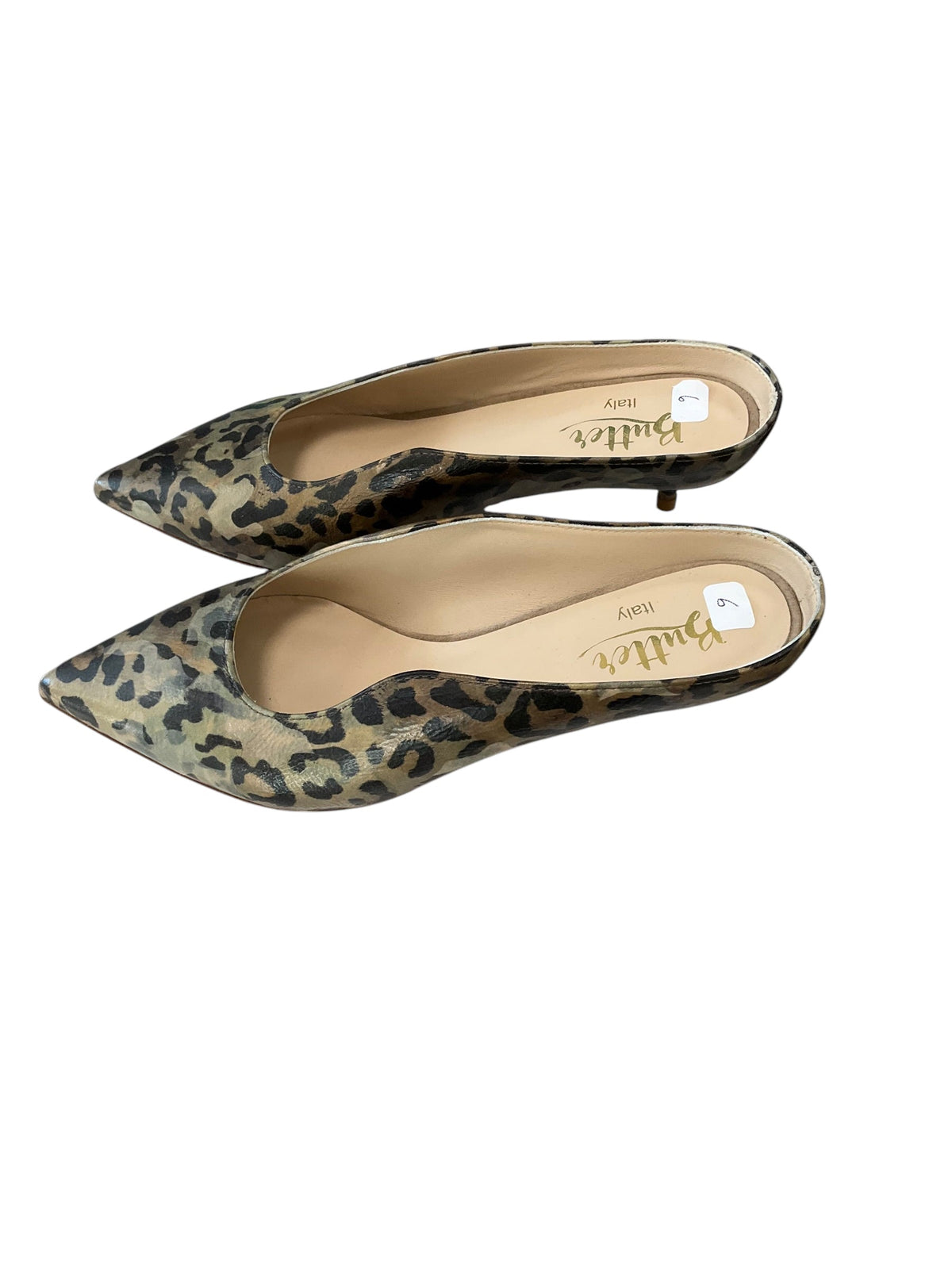 Butter Slip On Kittem Heel Shoe.