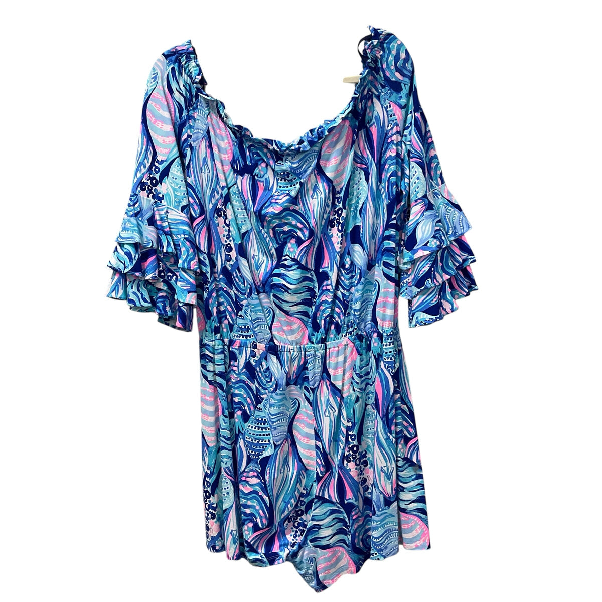 Lilly PulitzerBlue Floral  Dress Size XL.