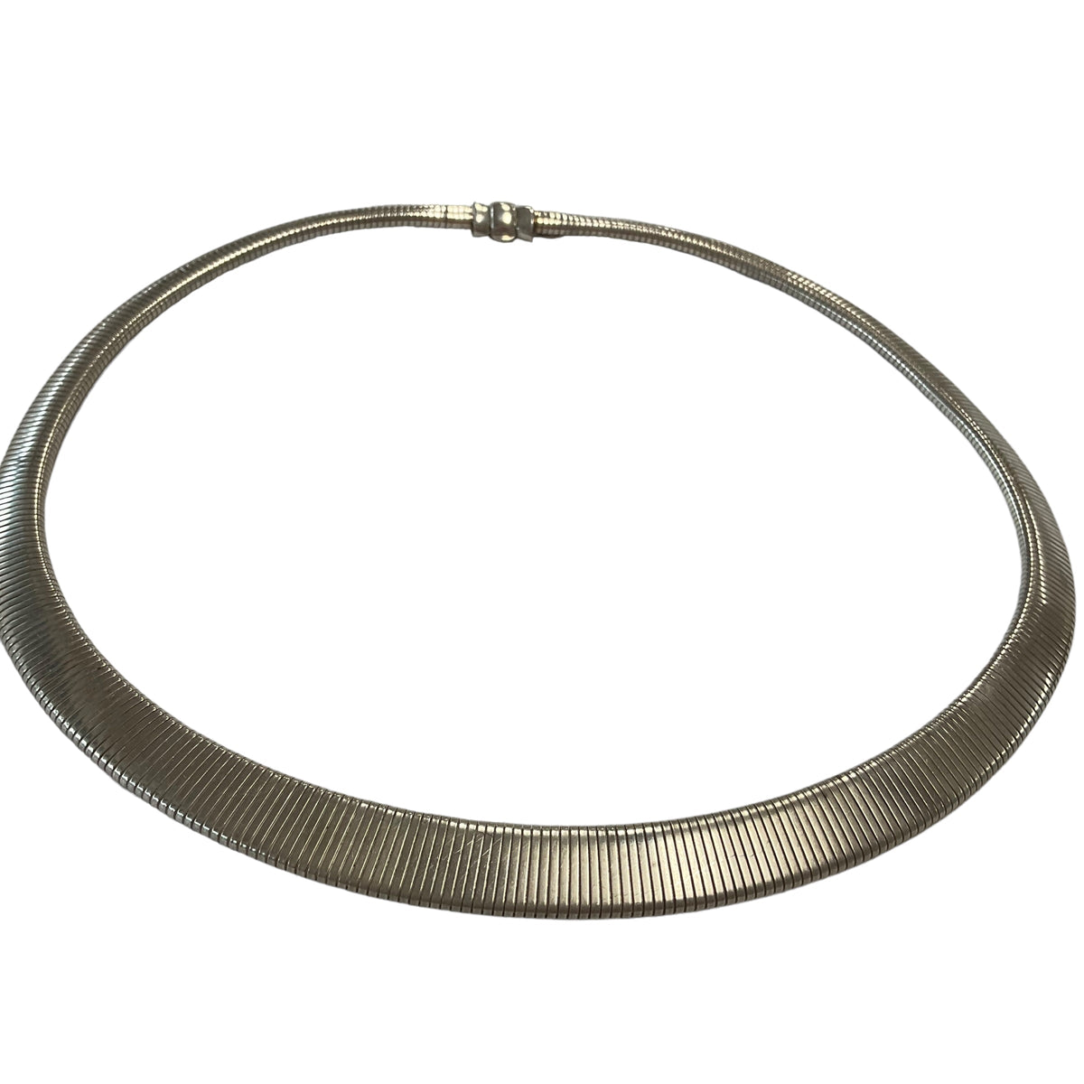 Sterling Silver Snake Chain Collar Necklace