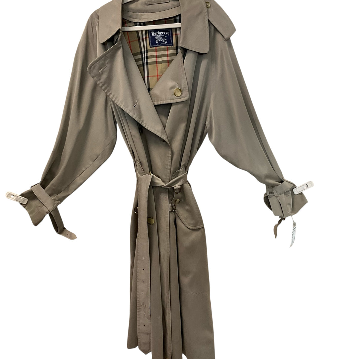 SIZE XXL Burberry Coat Double Breasted TrenchCoat  W BELT