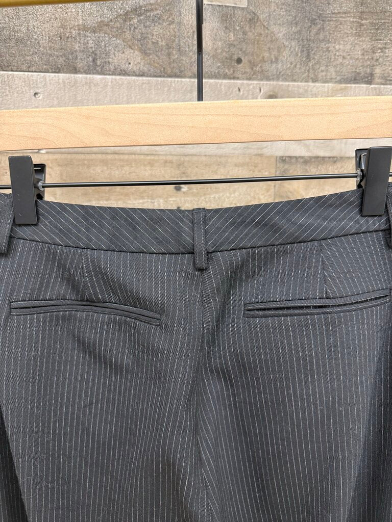 Black Pin Stripe Stretch Dress Pants Size 2