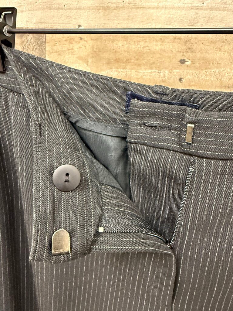 Black Pin Stripe Stretch Dress Pants Size 2