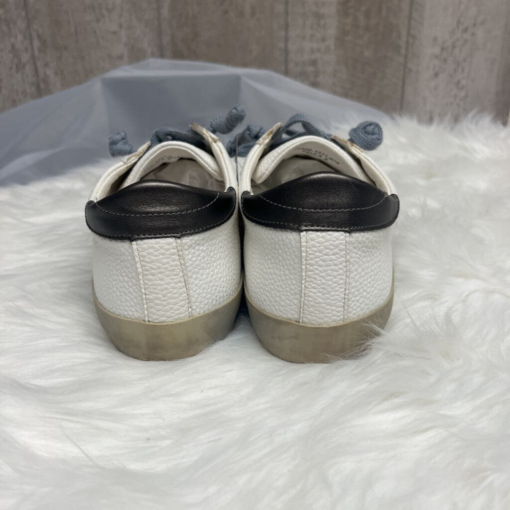 She Shop Paula White Sneakers w/Gray Laces & Sparkle Star Size 9