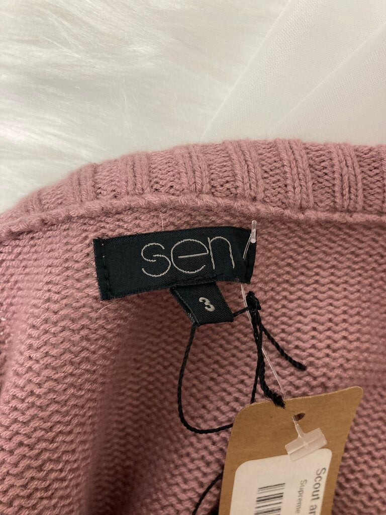 SEN Supreme Rose Sweater Size L