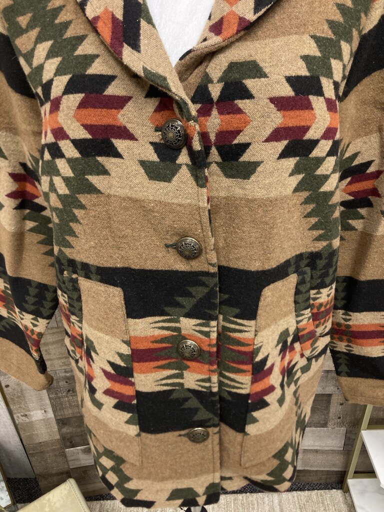 Back in the Saddle Tan & Black Southwest Style Blazer Size XL
