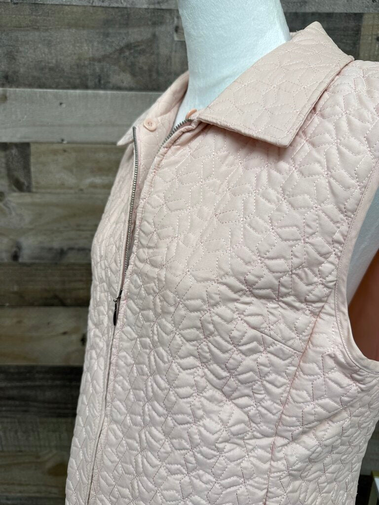 JPR Bag Age Pink Quilted Vest Size M