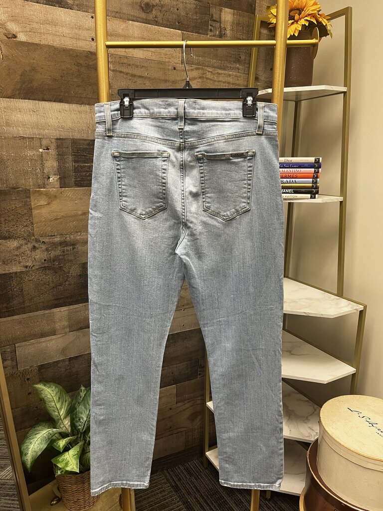 Joe's High Rise Straight Ankle Light Denim Size 31
