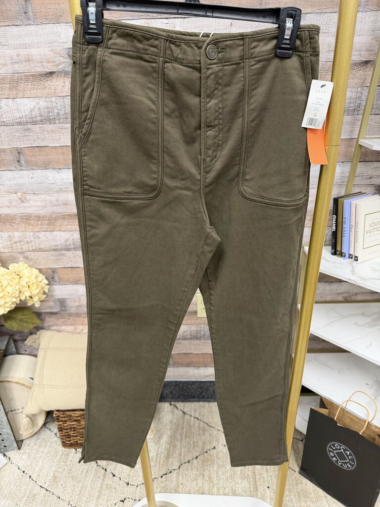 Joie Park Skinny Fatigue Pants Army Green Size 29 Joie Army Green 29 women PANTS