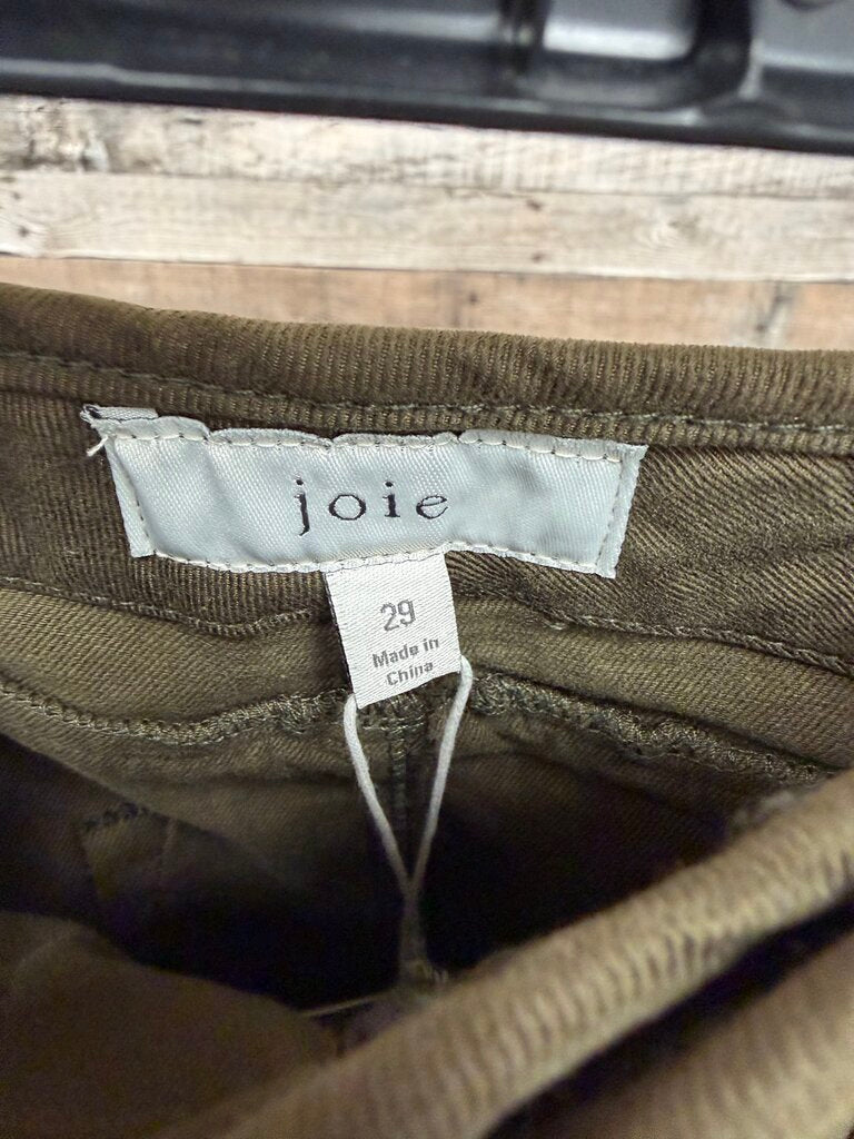 Joie Park Skinny Fatigue Pants Army Green Size 29 Joie Army Green 29 women PANTS