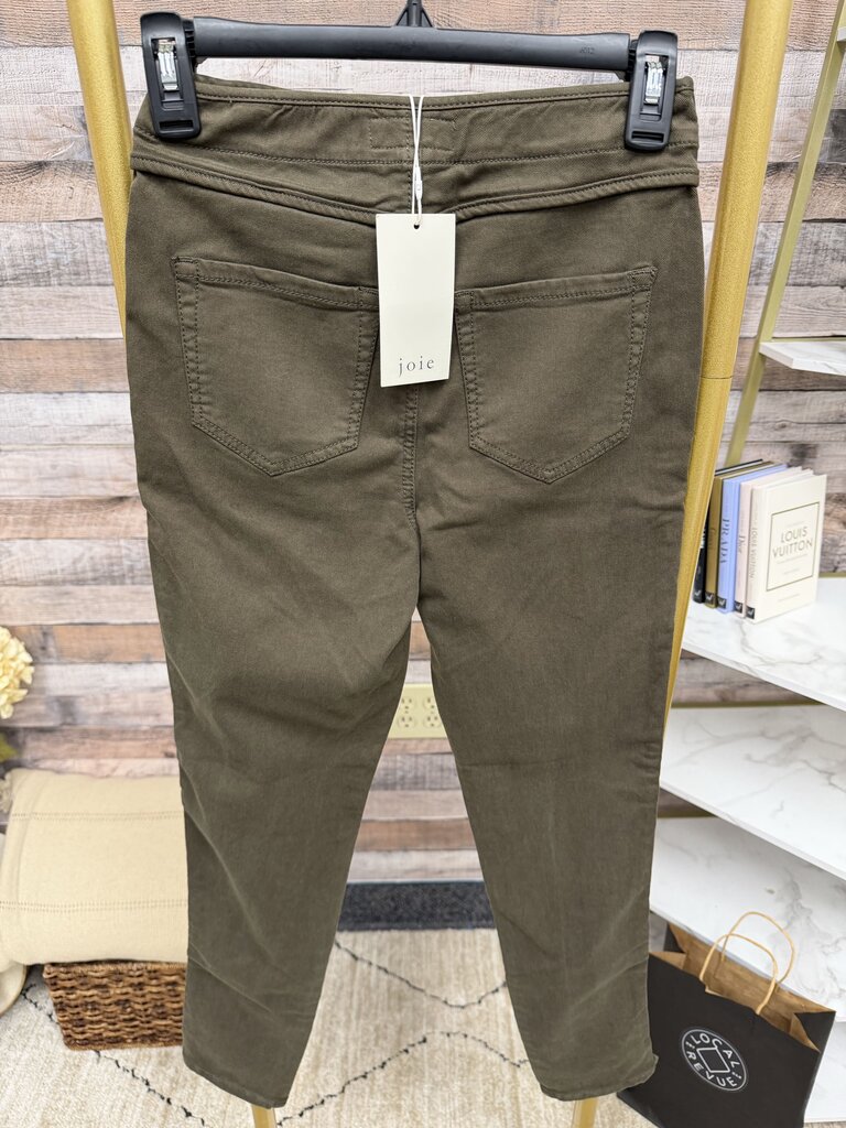 Joie Andira Fatigue Skinny Pants Army Green Size 24 Joie Army Green 24 women PANTS
