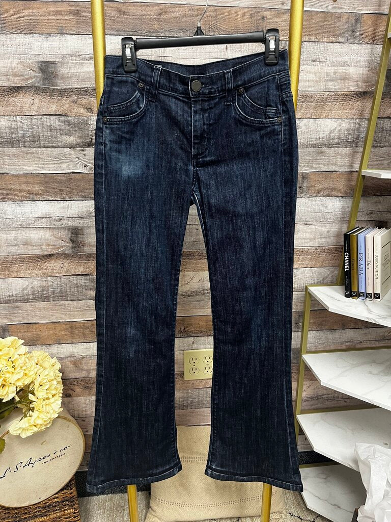 Citizens of Humanity Button Stretch #251 High Rise Wide Leg Size 27