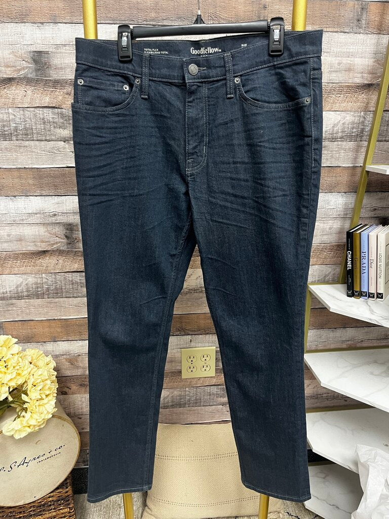 Goodfellow & Co Total Flex Slim Dark Denim 34W